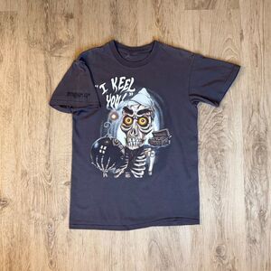 Jeff Dunham Achmed Skeleton Tee Black “I Keel You” Comedy T-Shirt M